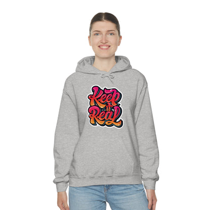 Keep it real colorful graffiti logo Hoodie