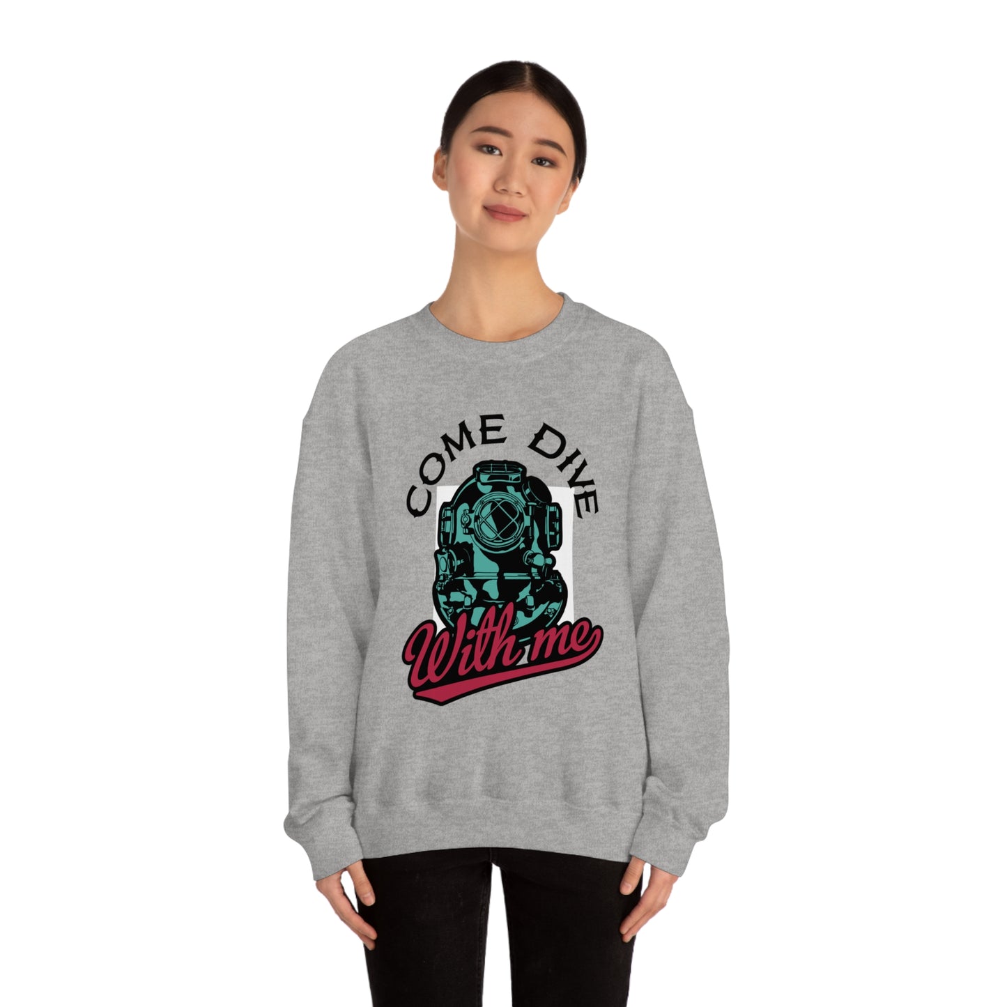 Come dive with me Crewneck Sweatshirt