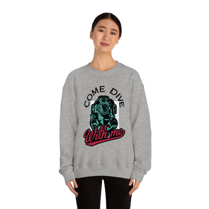 Come dive with me Crewneck Sweatshirt