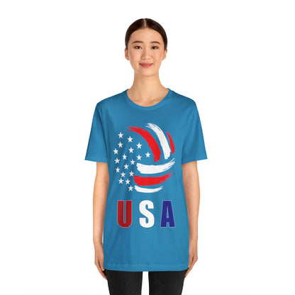 USA Volleyball Flag T-Shirt