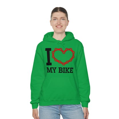 I love my bike Hoodie