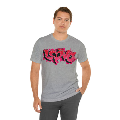 Peace and Love graffiti T-Shirt