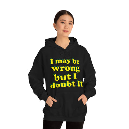 I doubt I'm wrong Hoodie