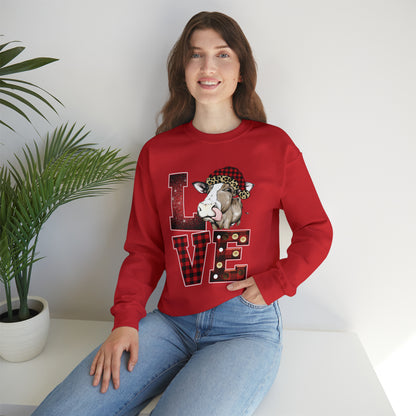 Cow love Crewneck Sweatshirt