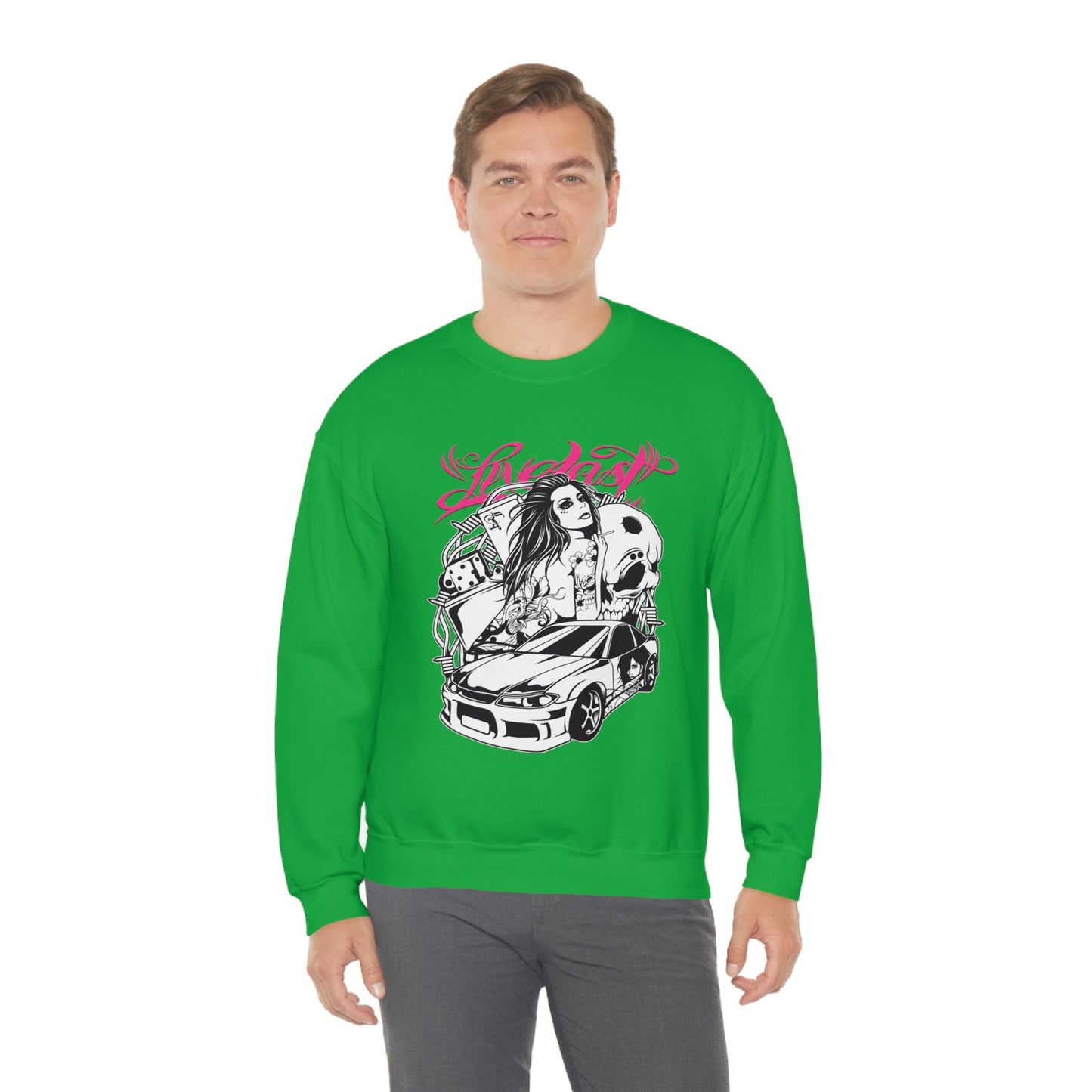 Live fast tattoo Crewneck Sweatshirt