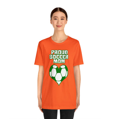 Proud -soccer-mom Heart T-Shirt