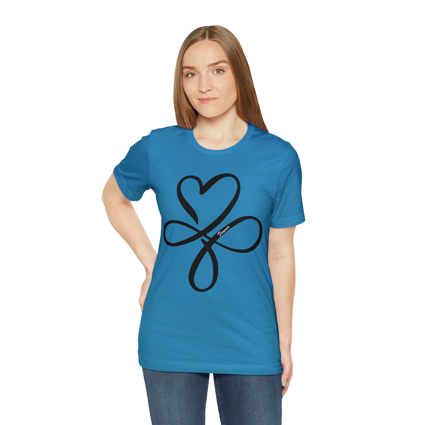 Heart symbol Love Infinity symbol Forever T-Shirt