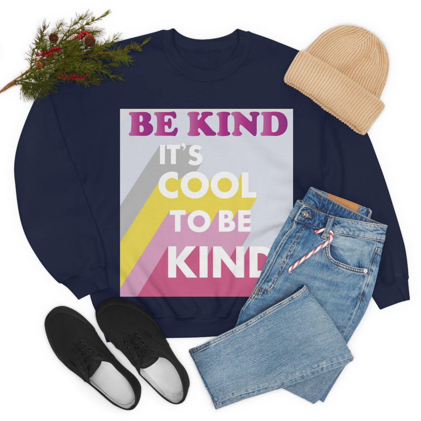 It's Cool to Be Kind Crewneck Sweatshirt