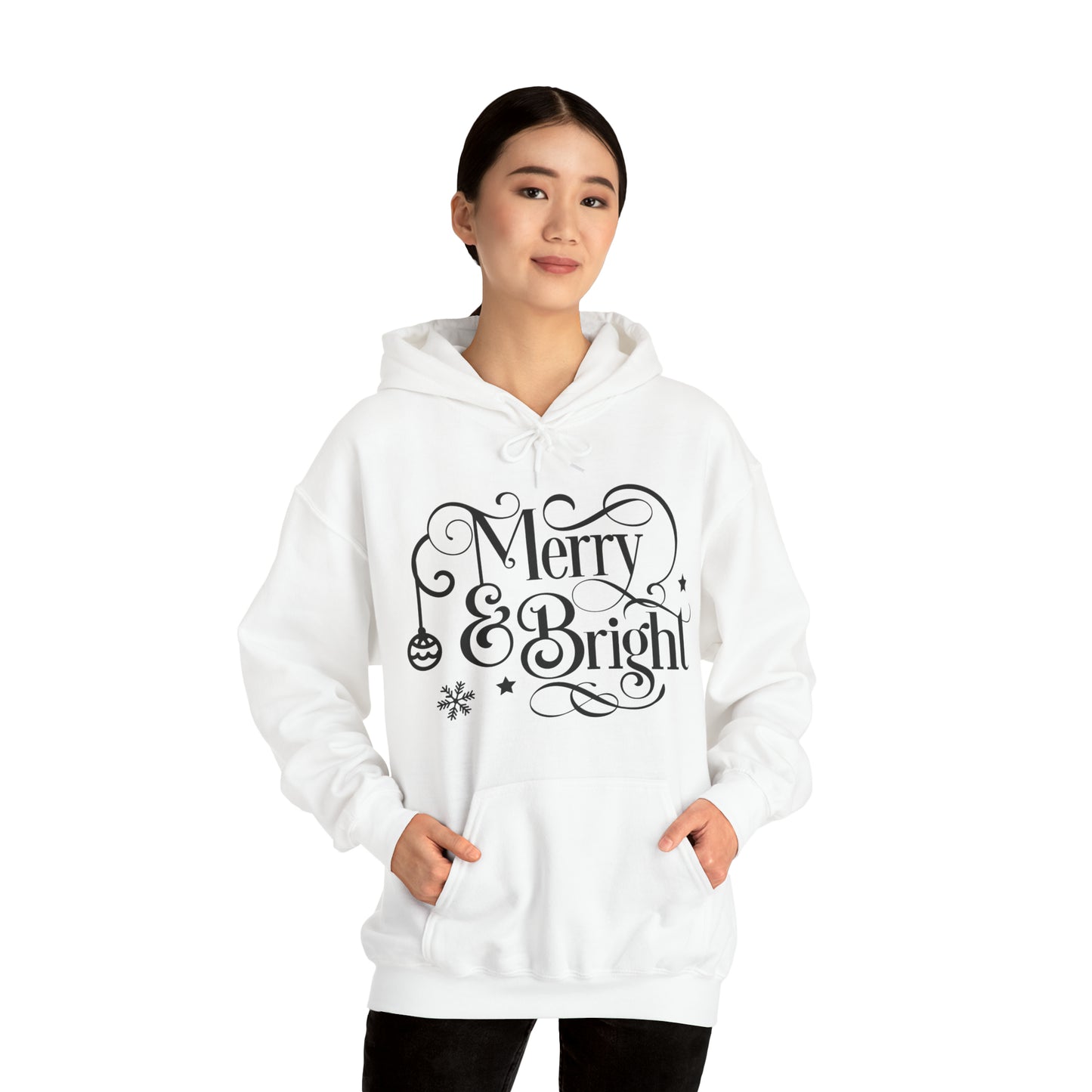 Merry and Bright Christmas Hoodie