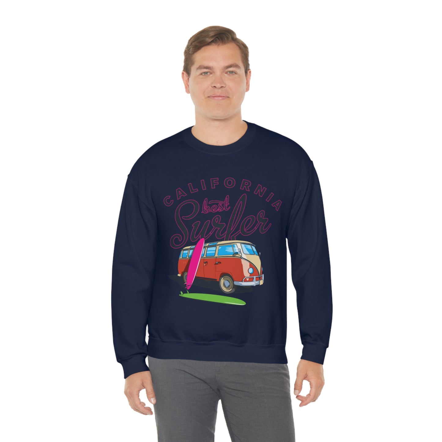 Surfers Bus Crewneck Sweatshirt