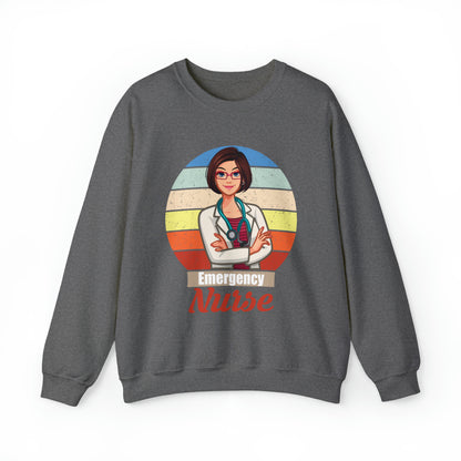 Emergency Nurse Crewneck Sweatshirt