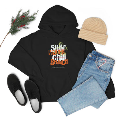 Surf Waves Chill Beach Hoodie