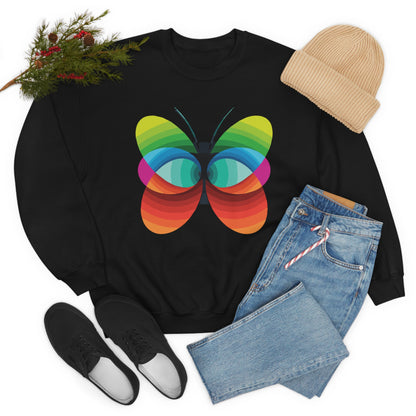 Butterfly beautiful & colorful Crewneck Sweatshirt