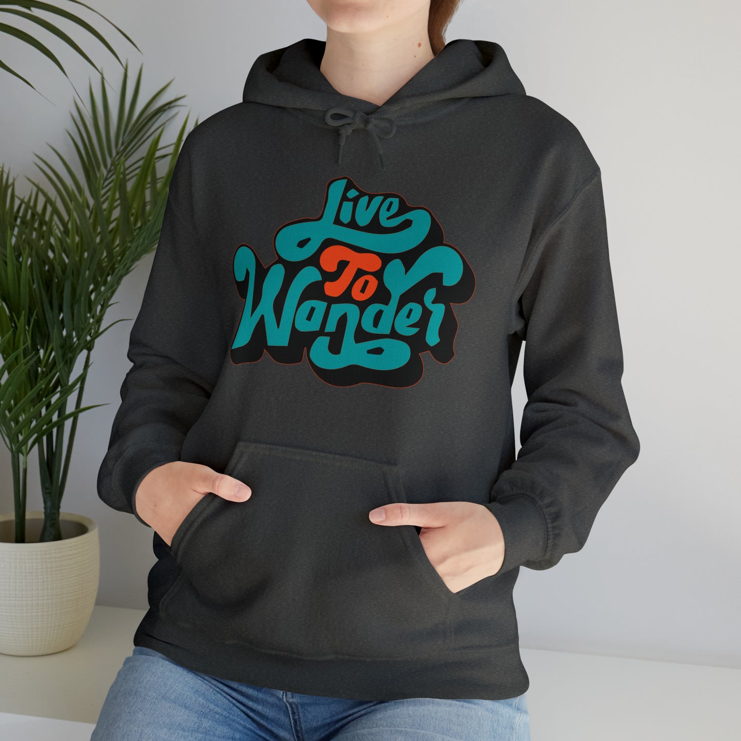 Live to wonder vintage Hoodie