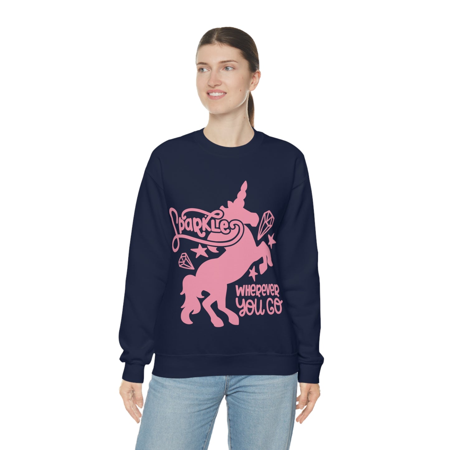 Sparkle unicorn Crewneck Sweatshirt