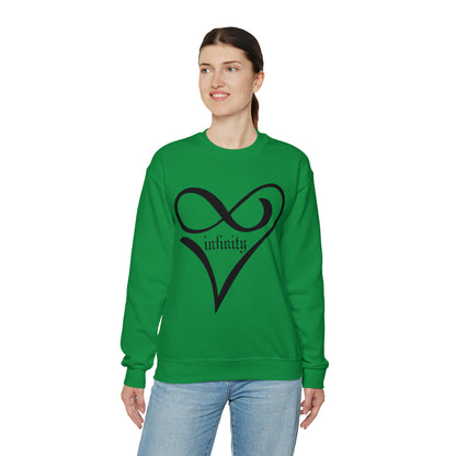 Infinity Heart symbol Crewneck Sweatshirt