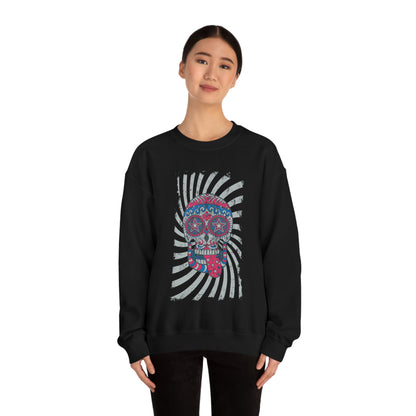 Hippie Skull Crewneck Sweatshirt