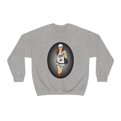 Love Me Lady Crewneck Sweatshirt