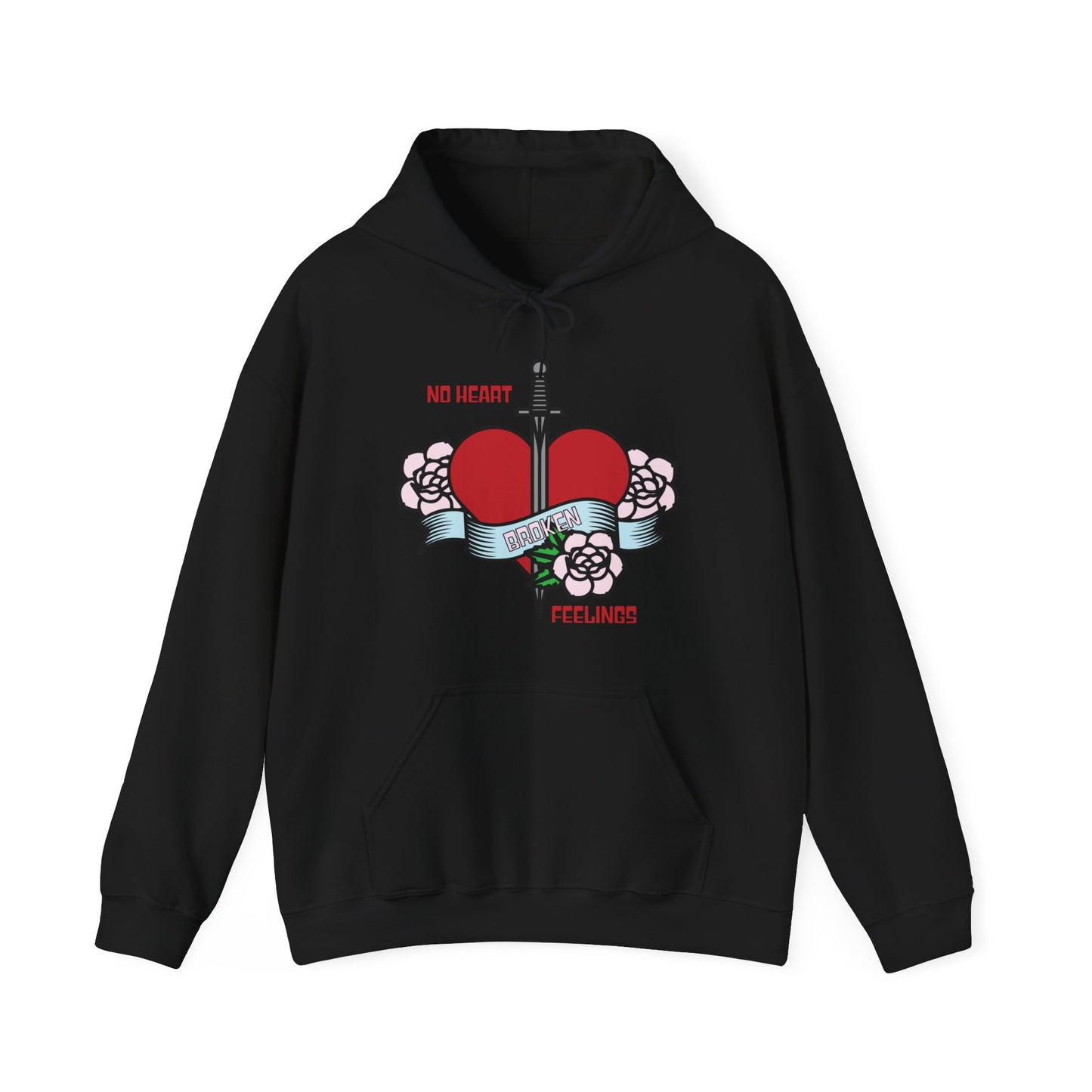 No heart feelings broken heart Hoodie