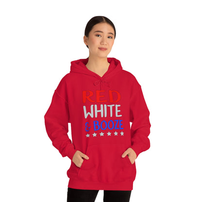 Red  White Booze Hoodie