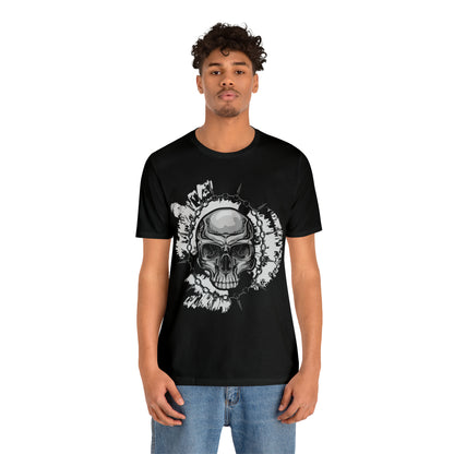 Skull Chain Splatter T-Shirt