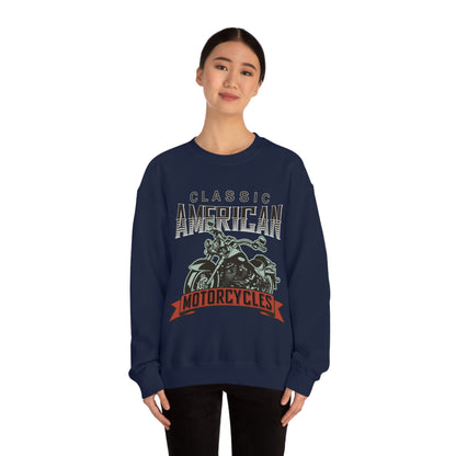 Classic American motorcycles Crewneck Sweatshirt