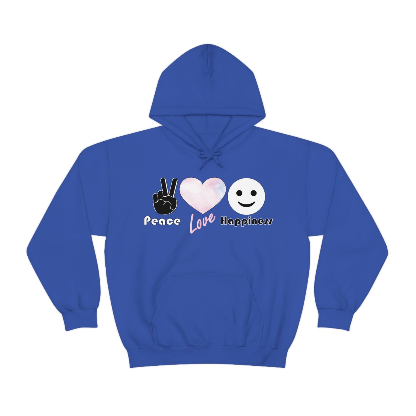 Peace-Love-Happiness Hoodie