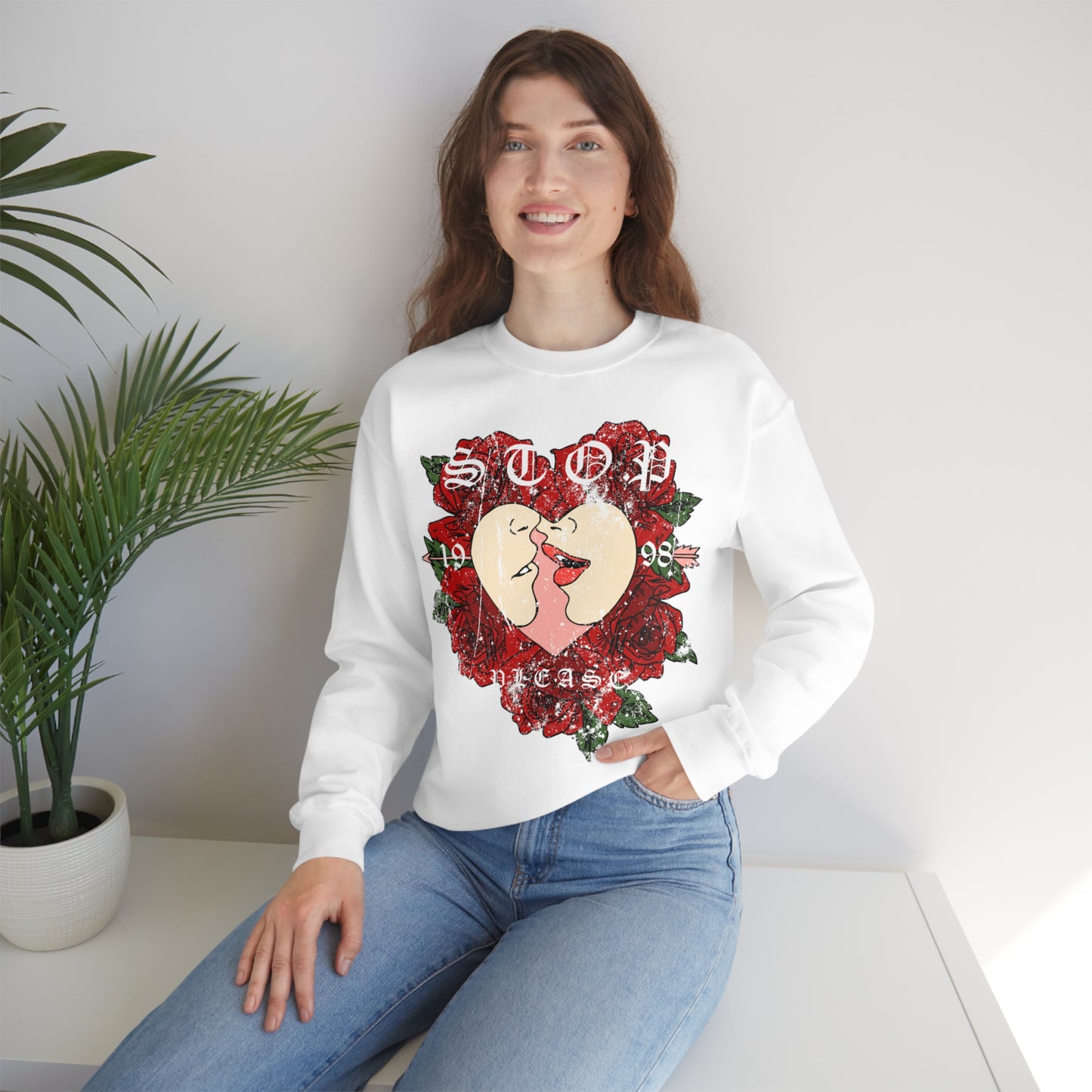 Passion With one Kiss Crewneck Sweatshirt