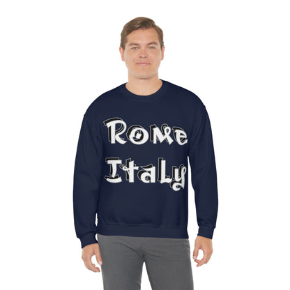 Rome Italy Graffiti Crewneck Sweatshirt