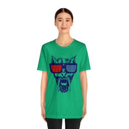 3D Glasses Tiger T-Shirt