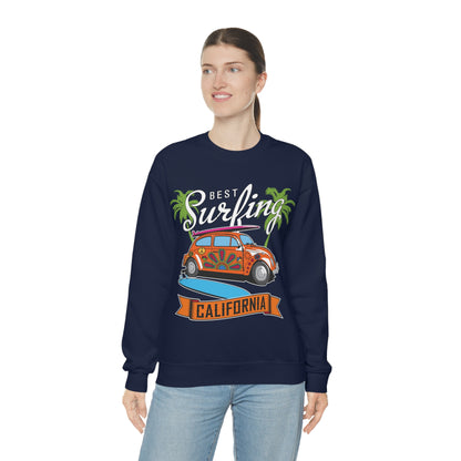 Best Surfing California Buggy Crewneck Sweatshirt