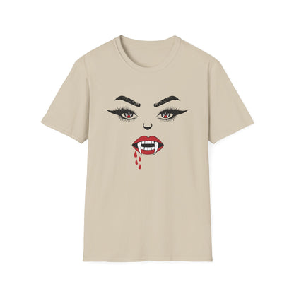 Sexy woman vampire mouth T-Shirt