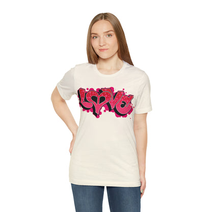 Peace and Love graffiti T-Shirt