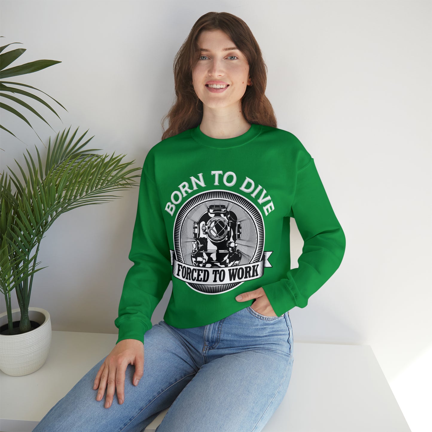 Born to dive Crewneck Sweatshirt