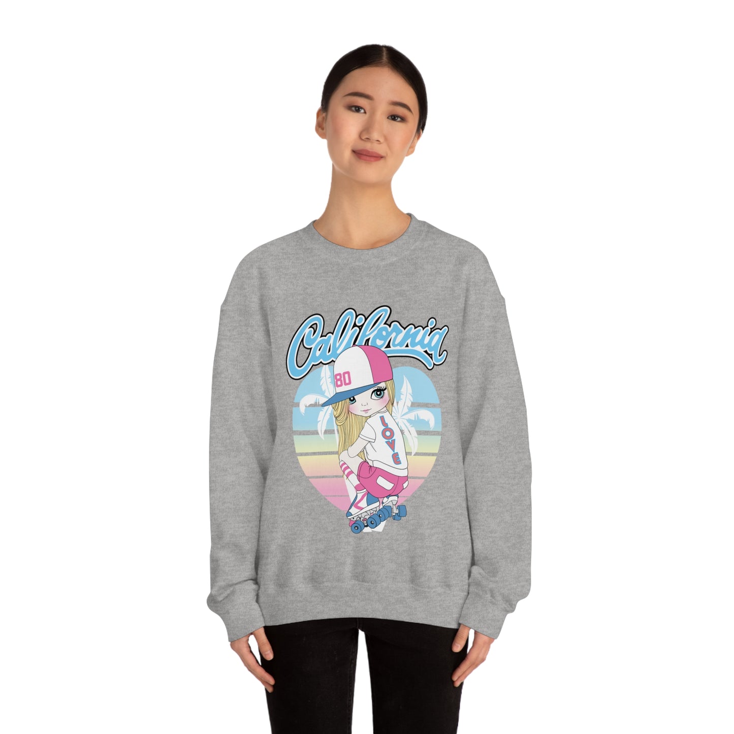 Love for California Crewneck Sweatshirt