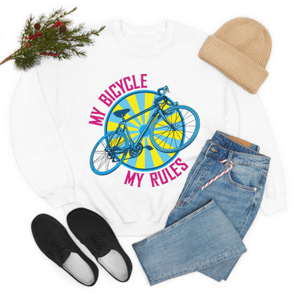 My bicycle_My rules Crewneck Sweatshirt