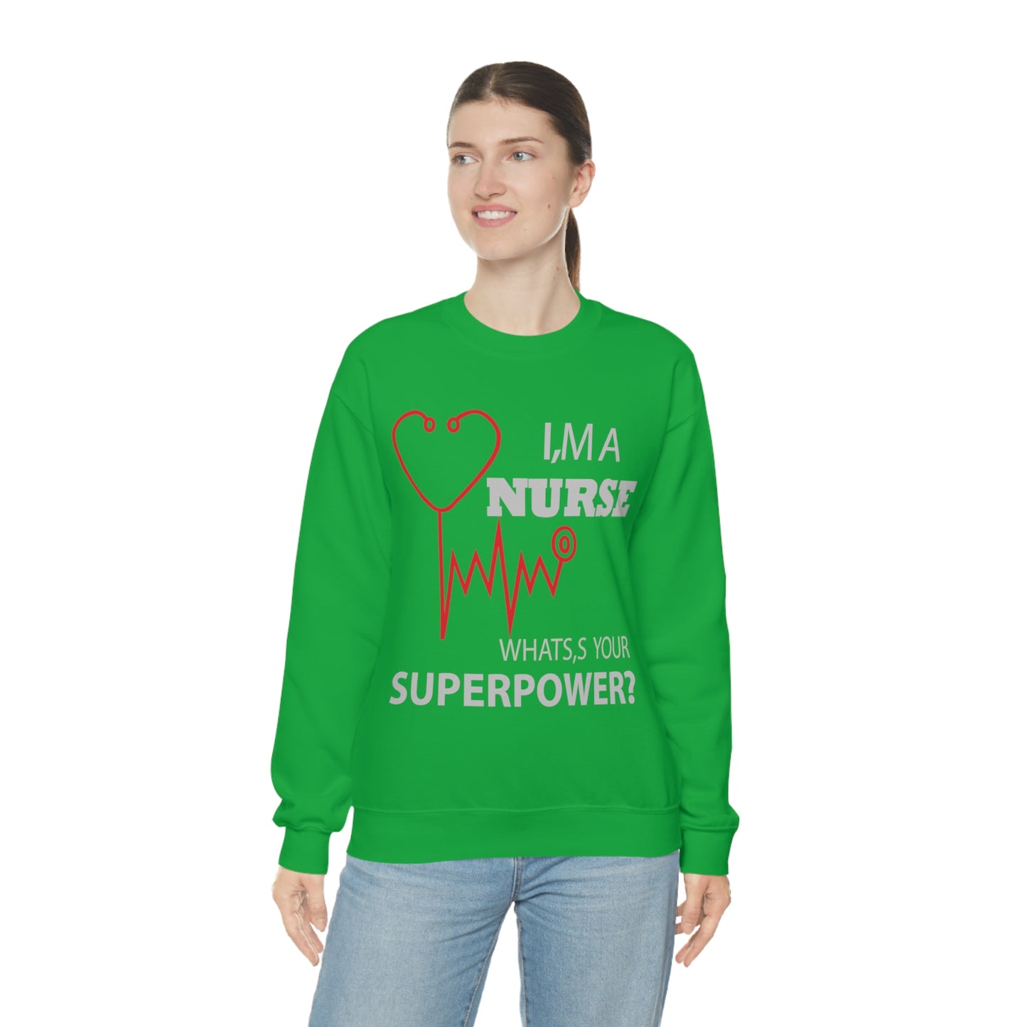 Nurse superpower Crewneck Sweatshirt