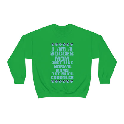 Cooler soccer mom Crewneck Sweatshirt