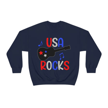 USA-Rocks Crewneck Sweatshirt