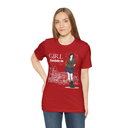 Girl with fashion T-Shirt