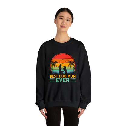 Best dog mom ever Crewneck Sweatshirt