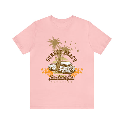 Sunset Beach Surfing Paradise T-Shirt