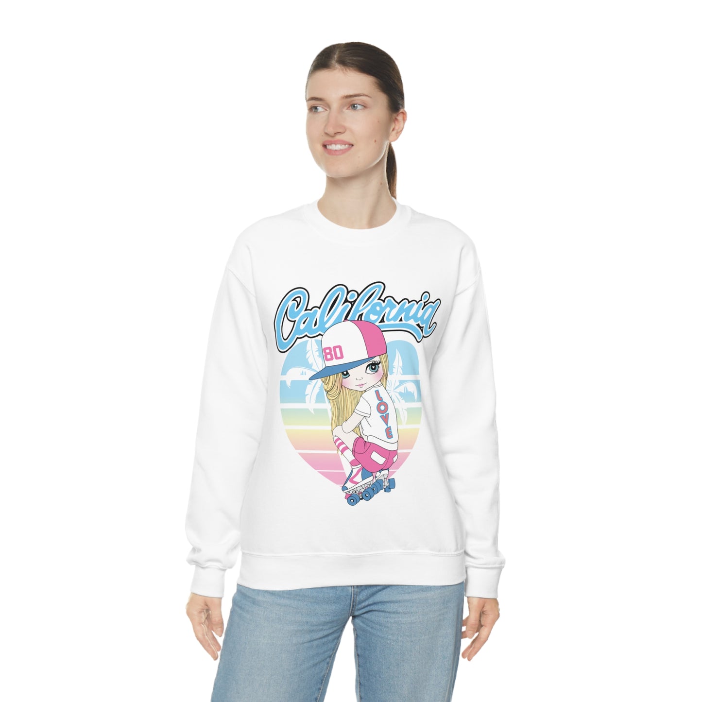 Love for California Crewneck Sweatshirt