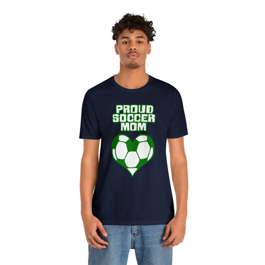 Proud -soccer-mom Heart T-Shirt