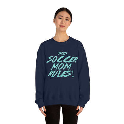 Soccer mom rules Crewneck Sweatshirt