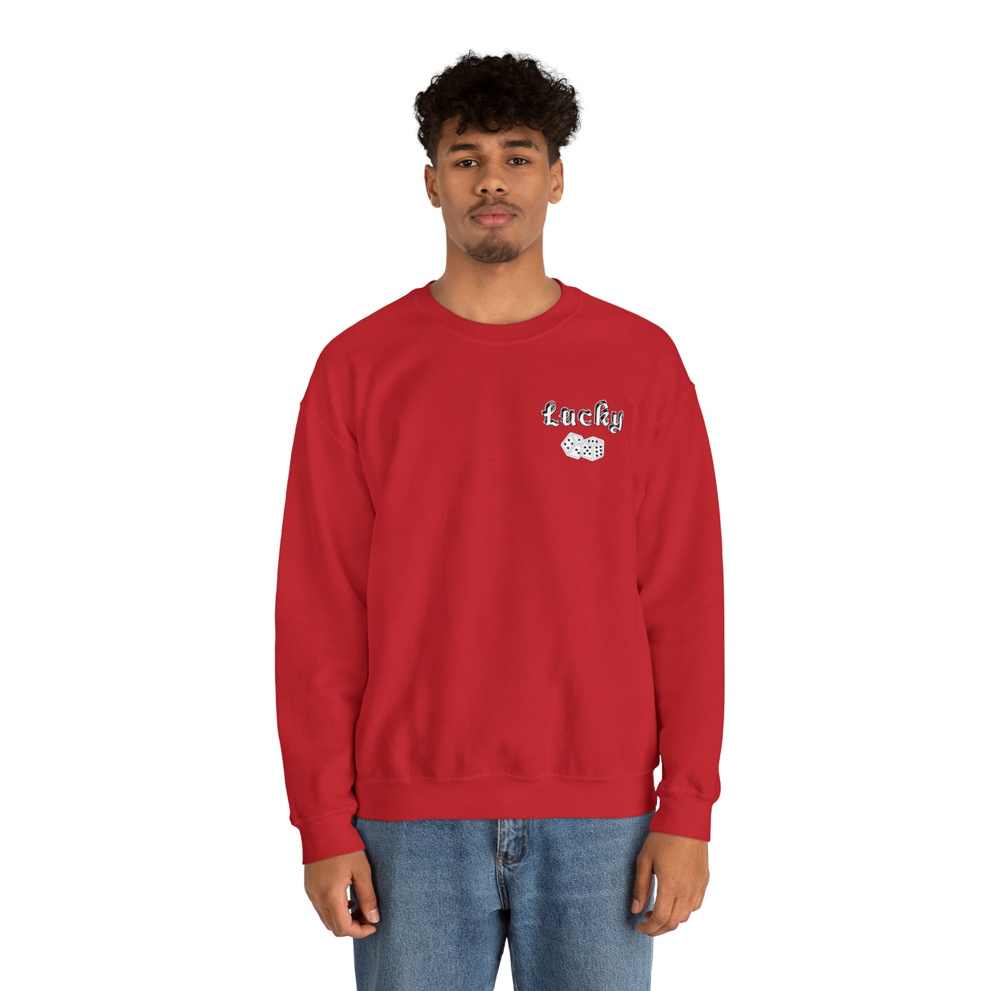 Lucky Front and back Crewneck Sweatshirt