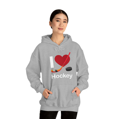 I love hockey Hoodie