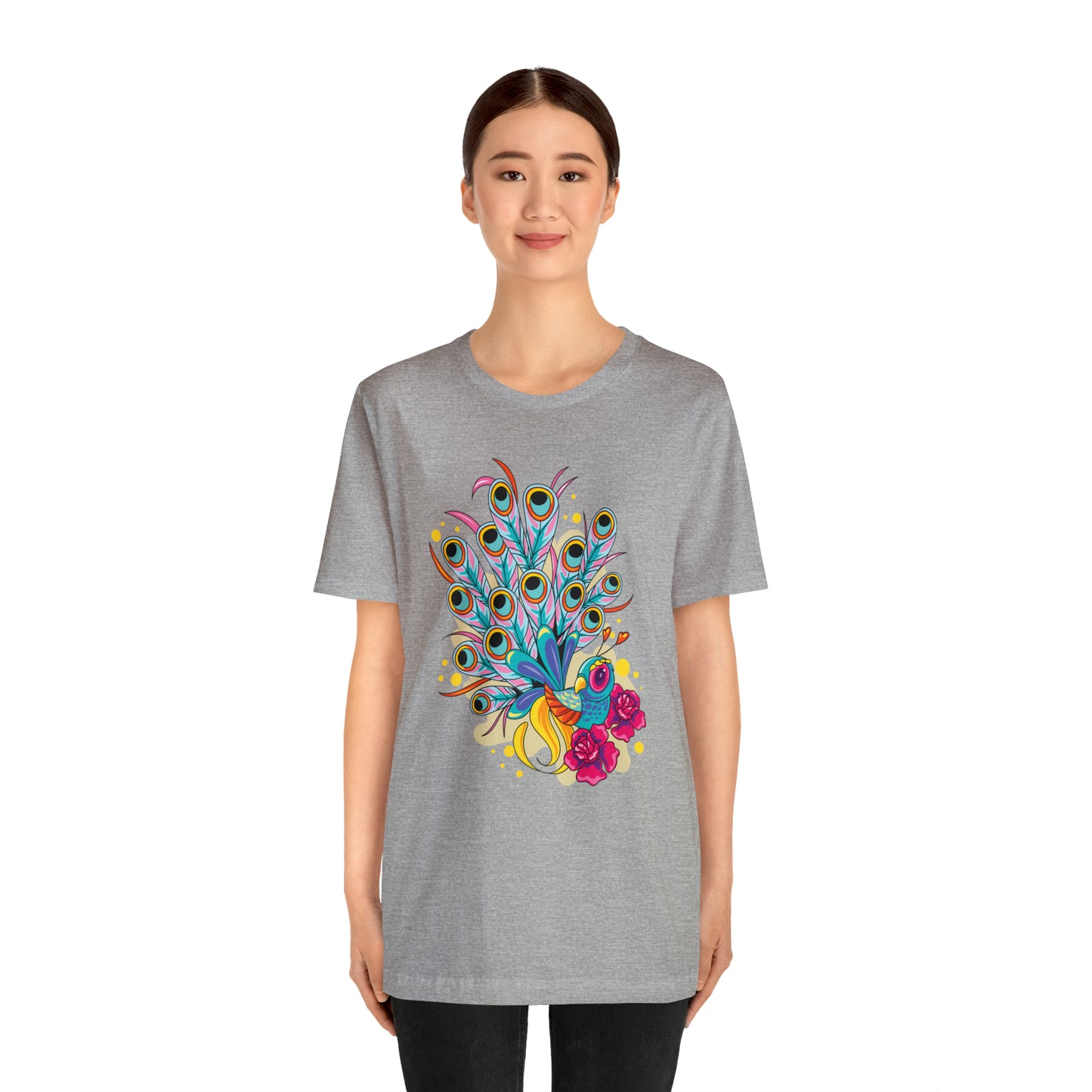 Colorful Peacock T-Shirt