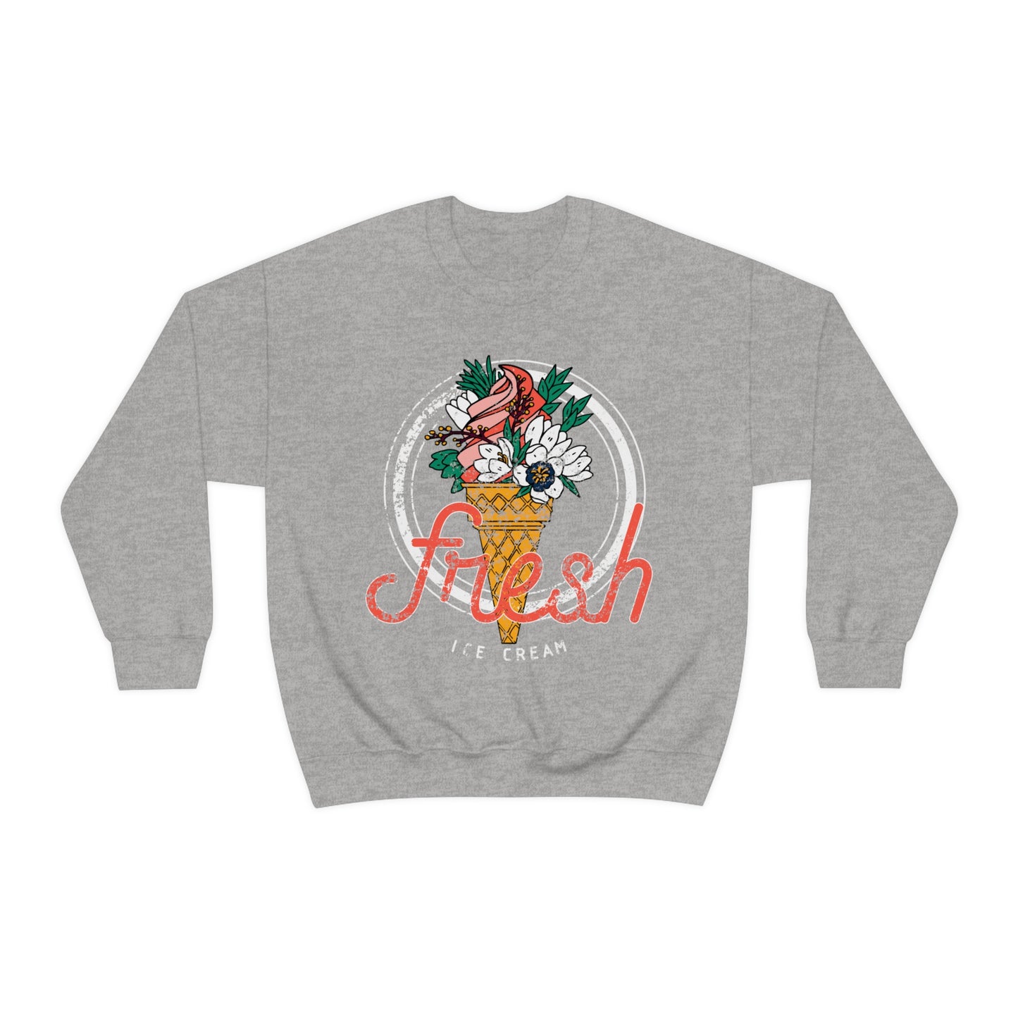 Fresh Like Ice Cream Crewneck Sweatshirt