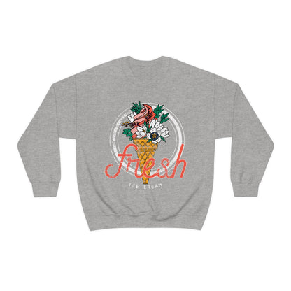 Fresh Like Ice Cream Crewneck Sweatshirt